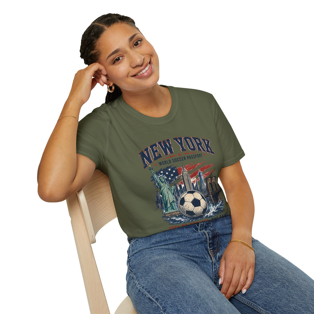 New York World Soccer Passport T-Shirt
