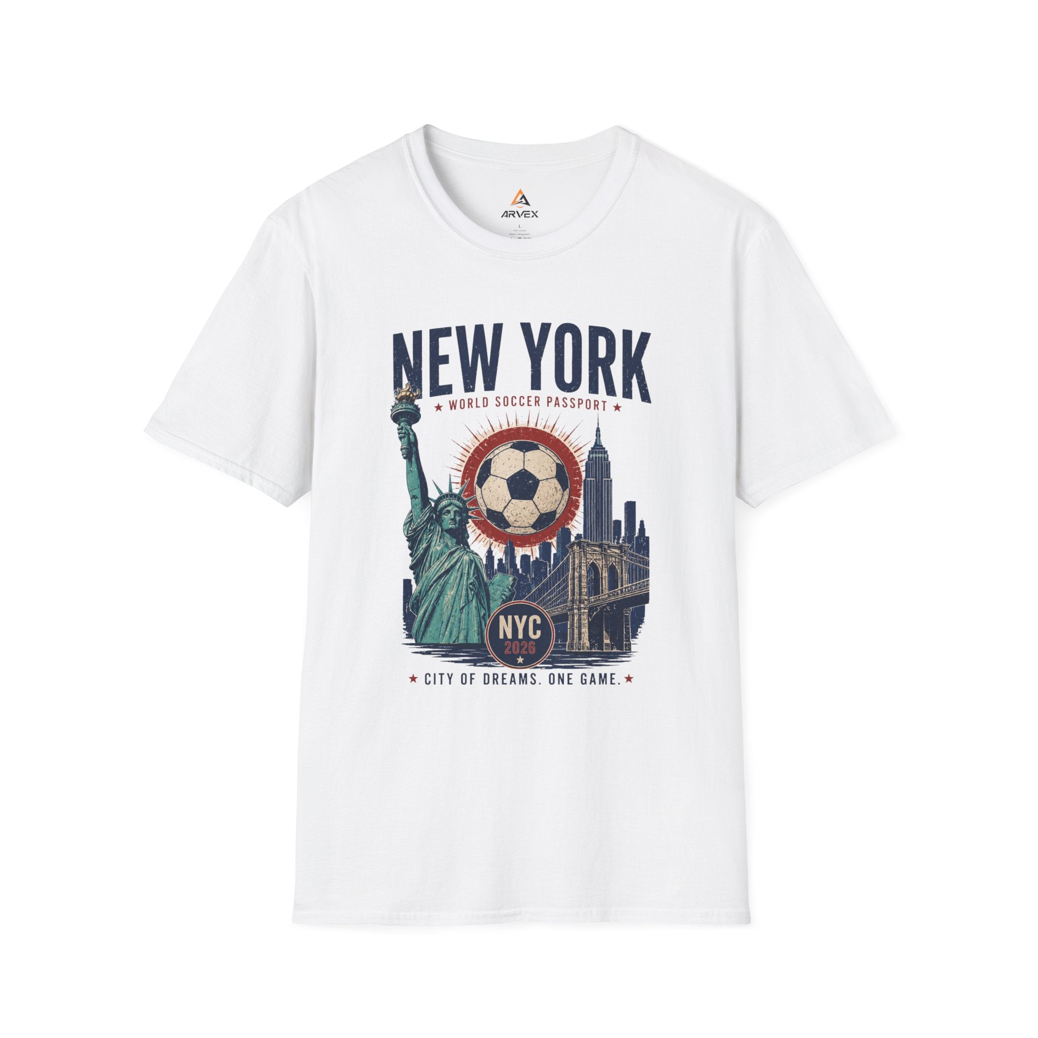 NYC World Soccer Passport Tee