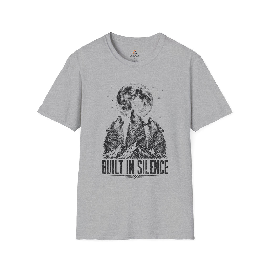Wolf Howl T-Shirt — "Built in Silence"