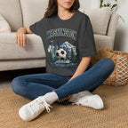 Washington Soccer Passport T-Shirt — Seattle Skyline & Mount Rainier Football Tee