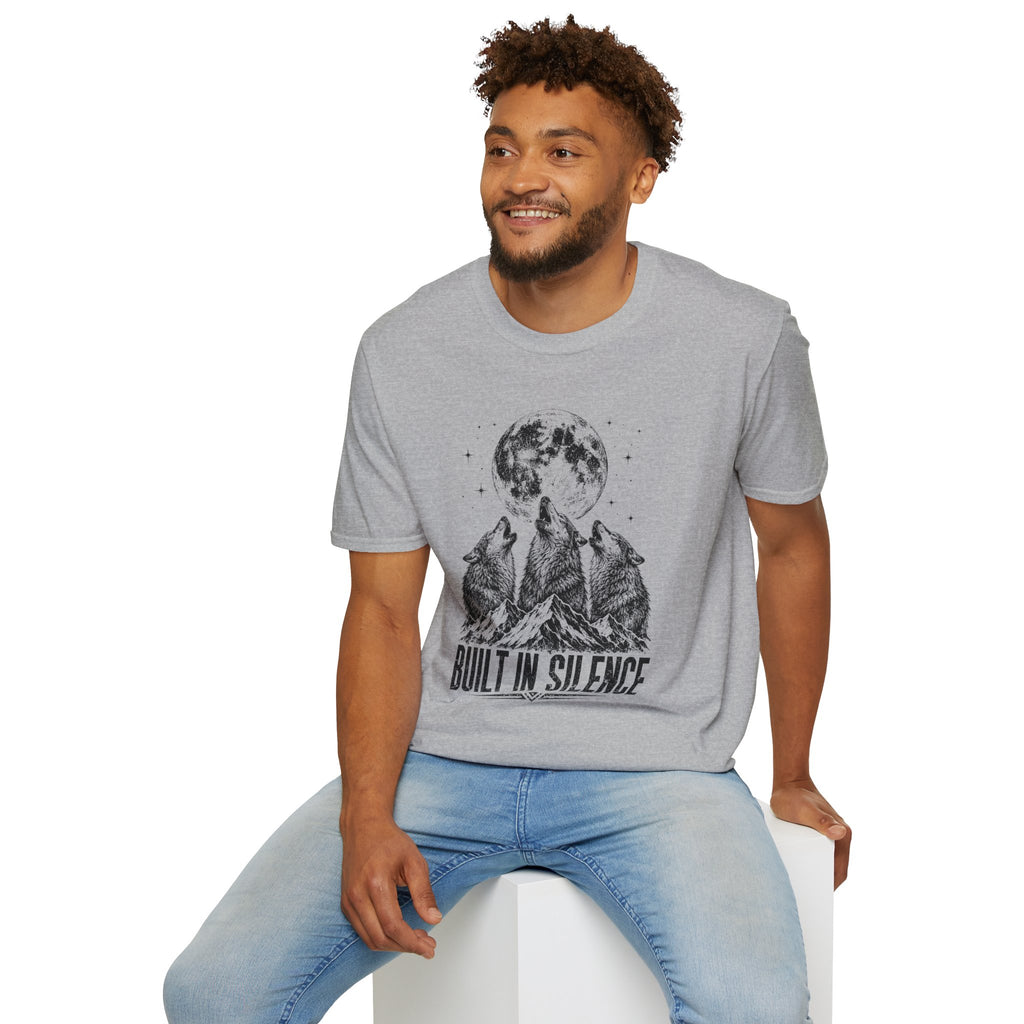 Wolf Howl T-Shirt — "Built in Silence"