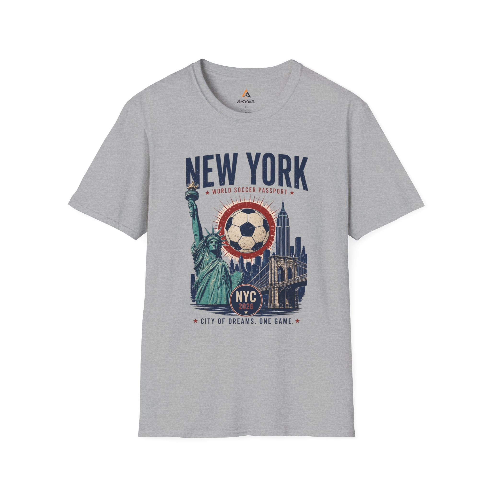 NYC World Soccer Passport Tee