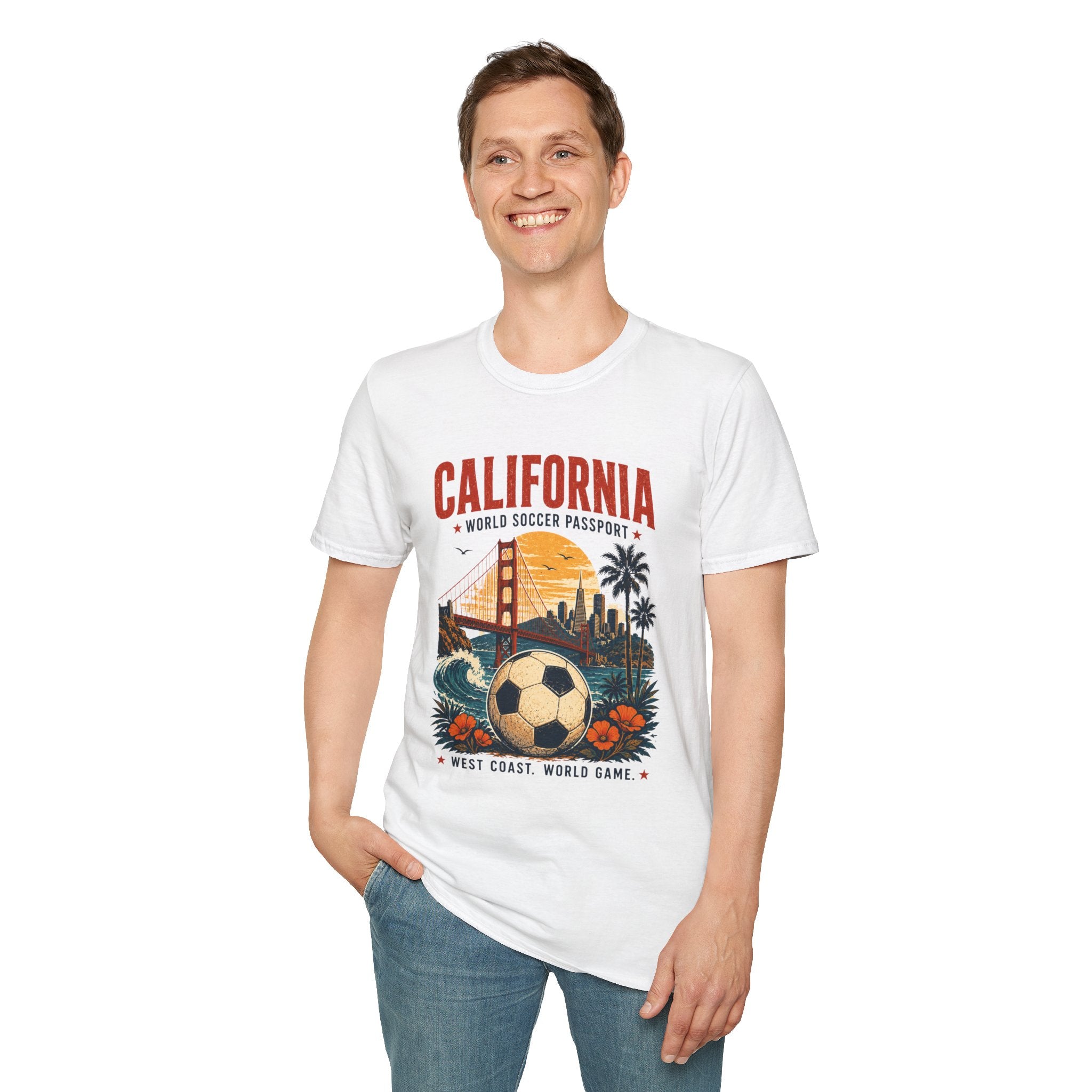 Texas Soccer T-Shirt — World Soccer Passport Vintage State Pride
