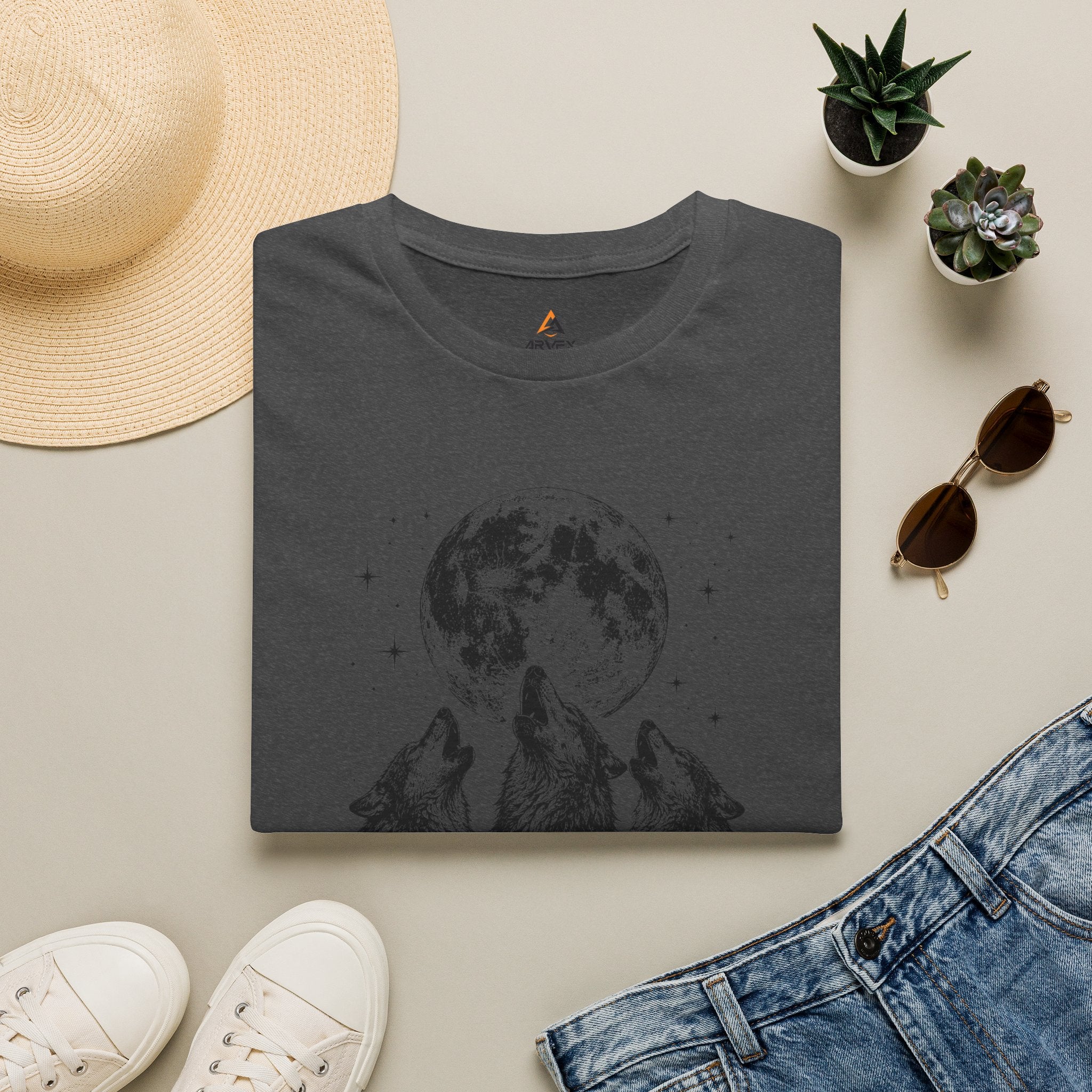 Wolf Howl T-Shirt — "Built in Silence"