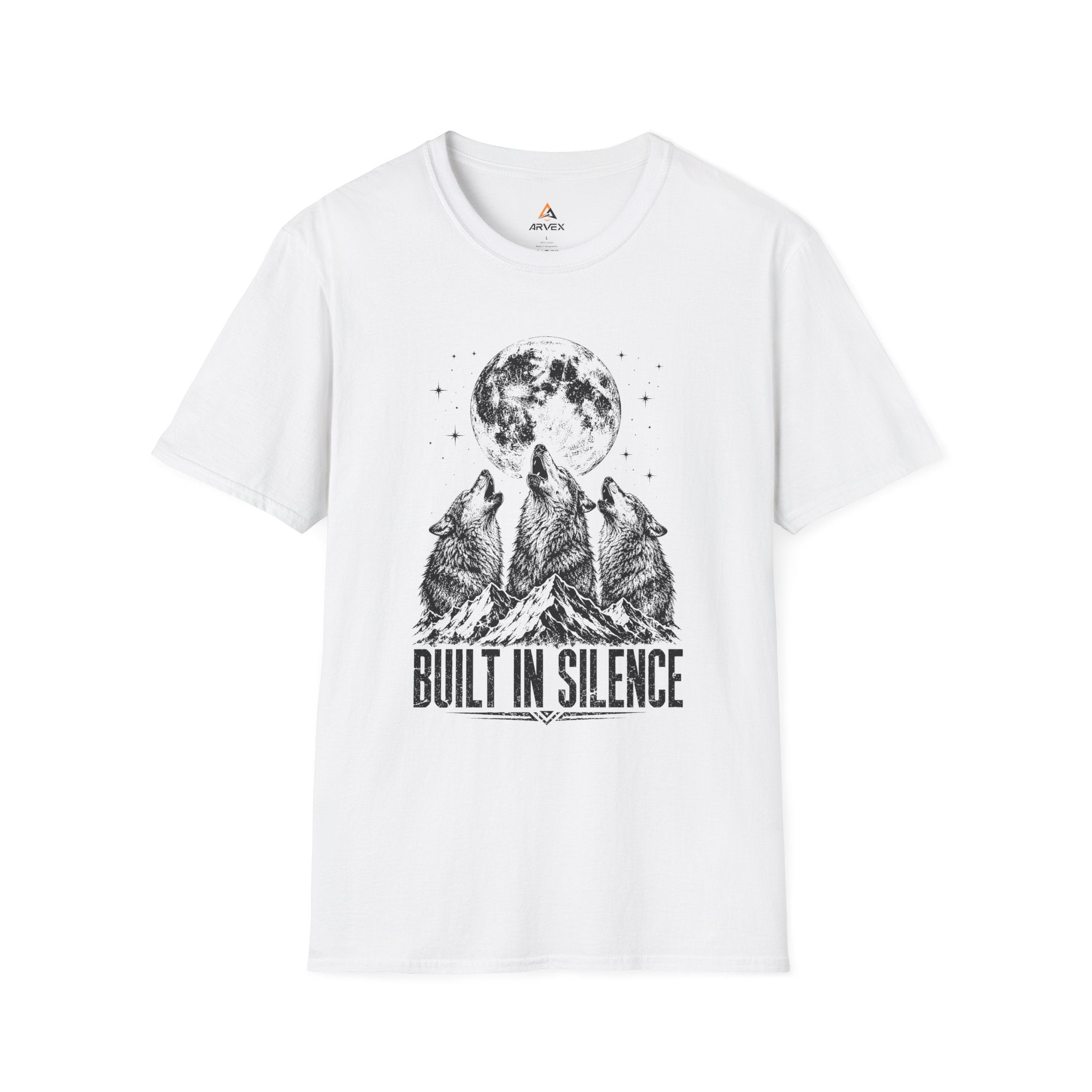 Wolf Howl T-Shirt — "Built in Silence"