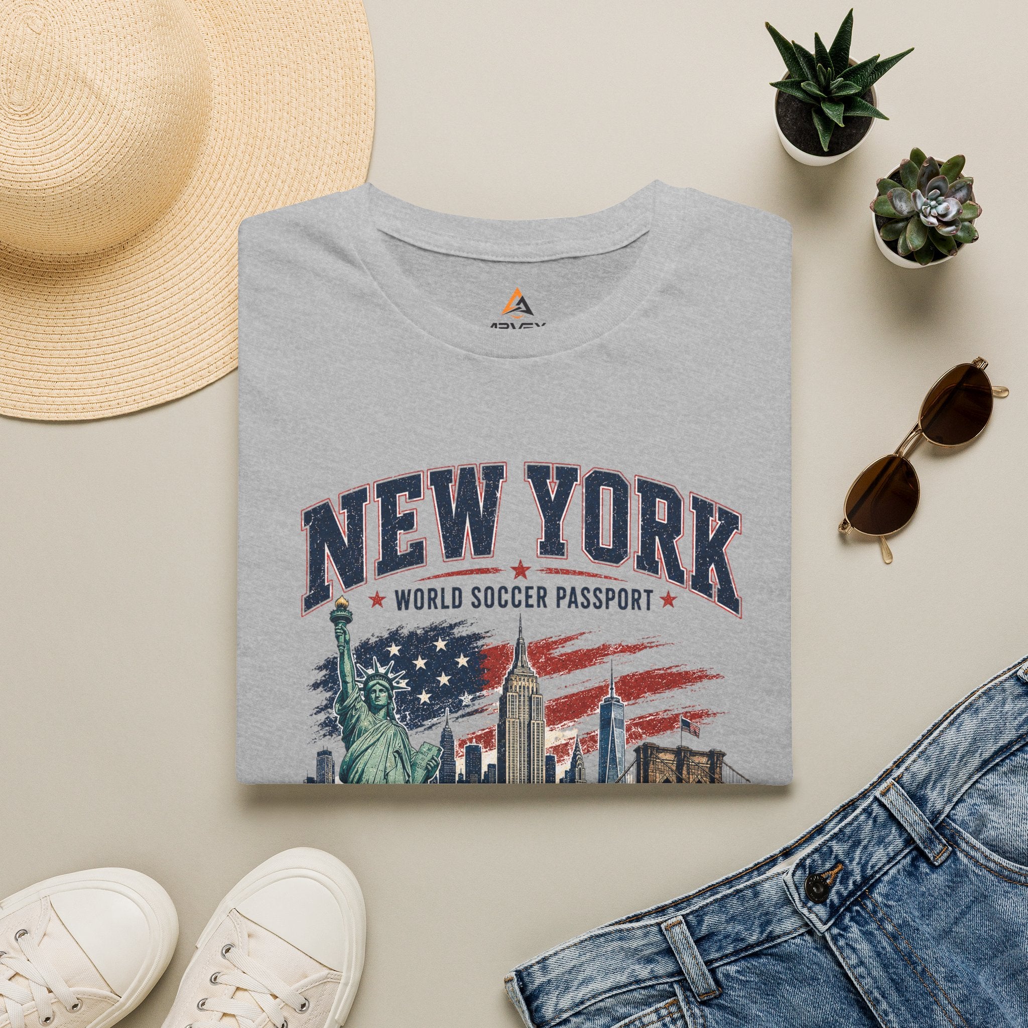New York World Soccer Passport T-Shirt