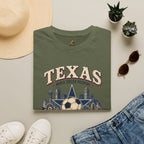 Texas Soccer T-Shirt — World Soccer Passport Vintage State Pride