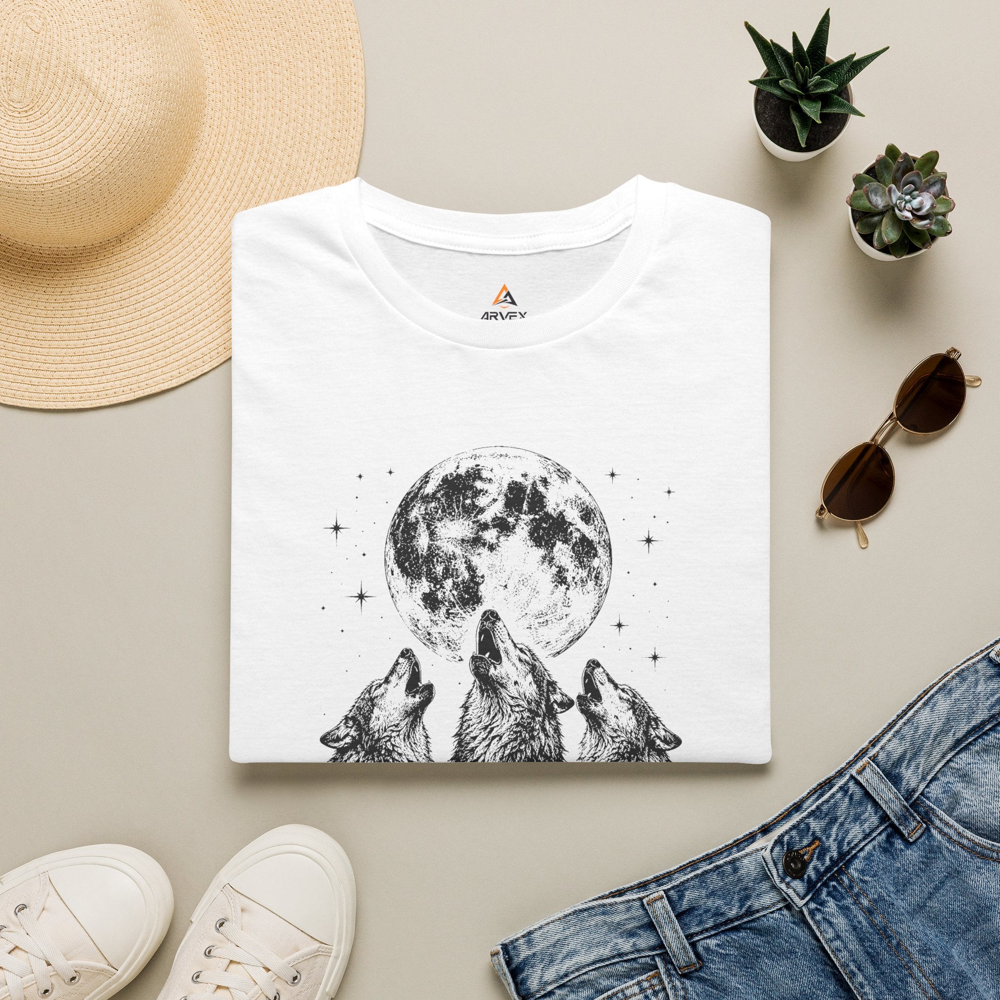 Wolf Howl T-Shirt — "Built in Silence"