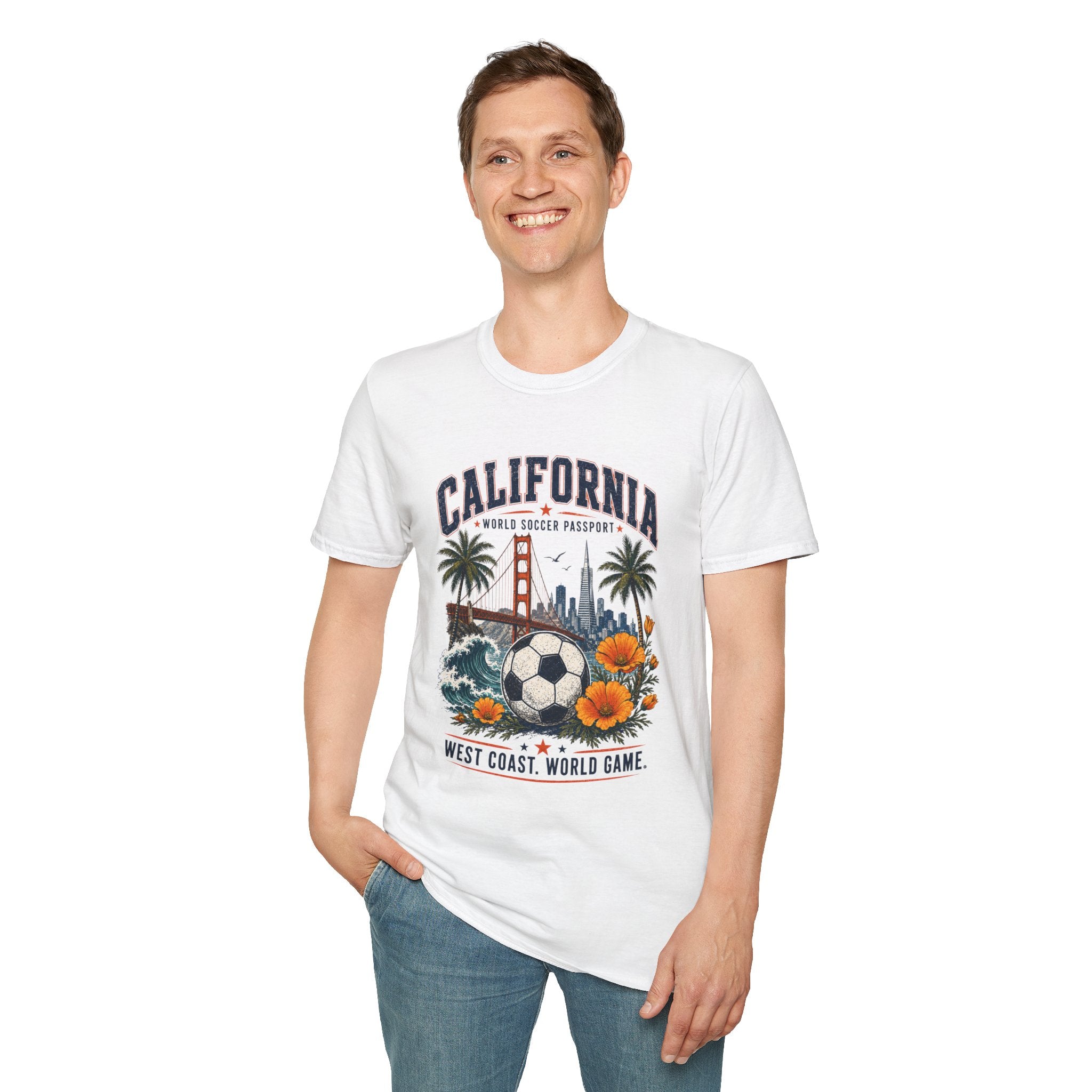 Copy of Texas Soccer T-Shirt — World Soccer Passport Vintage State Pride