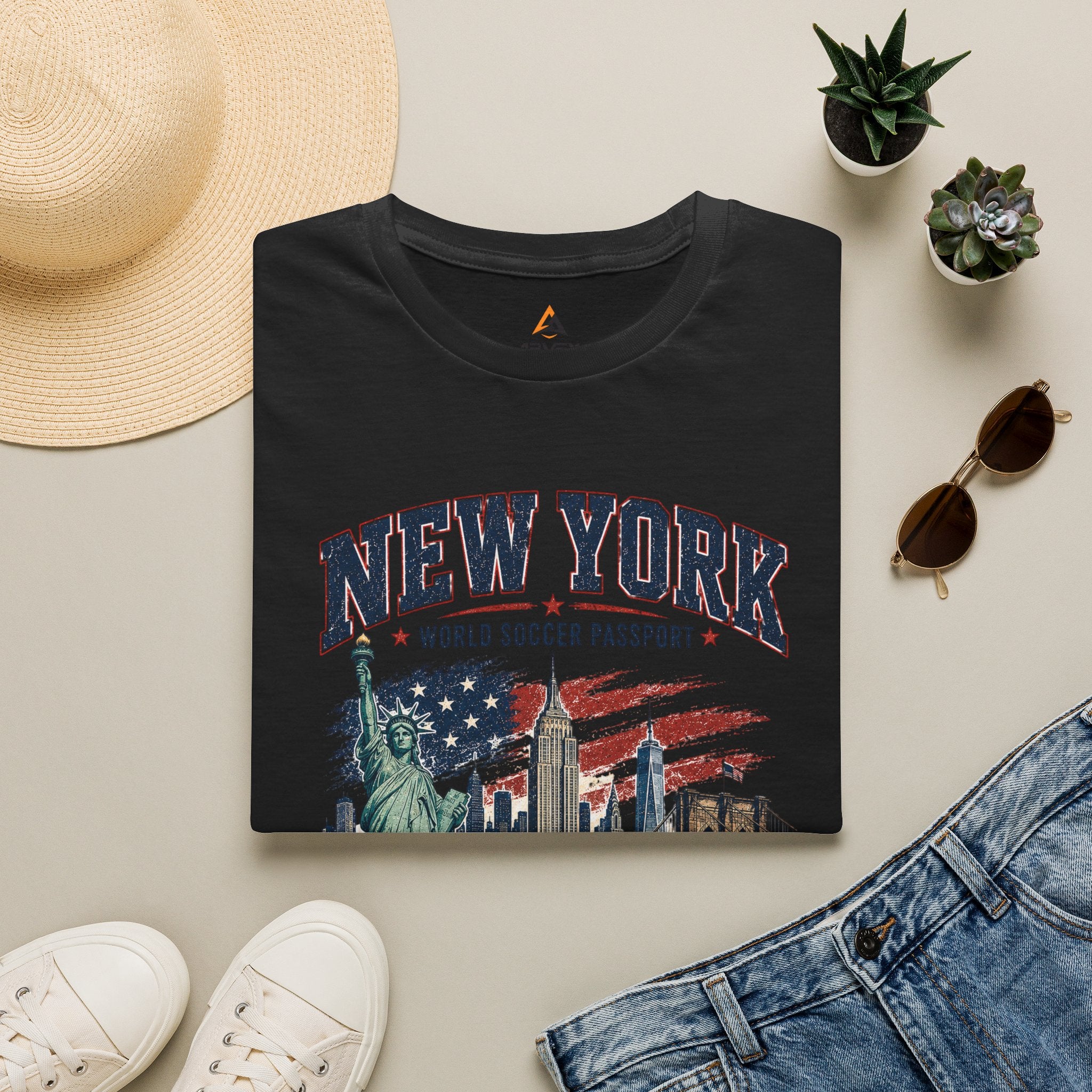 New York World Soccer Passport T-Shirt