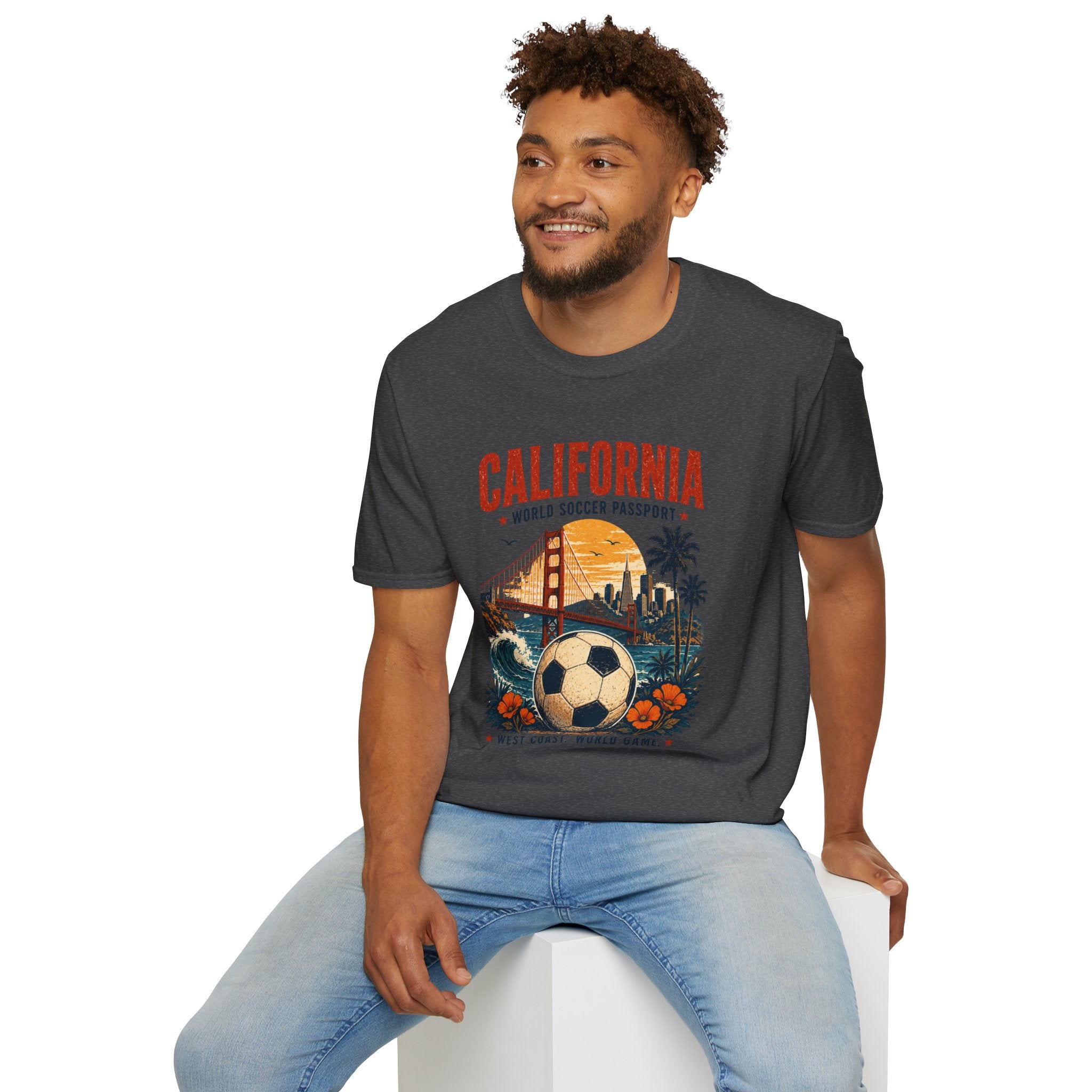Texas Soccer T-Shirt — World Soccer Passport Vintage State Pride