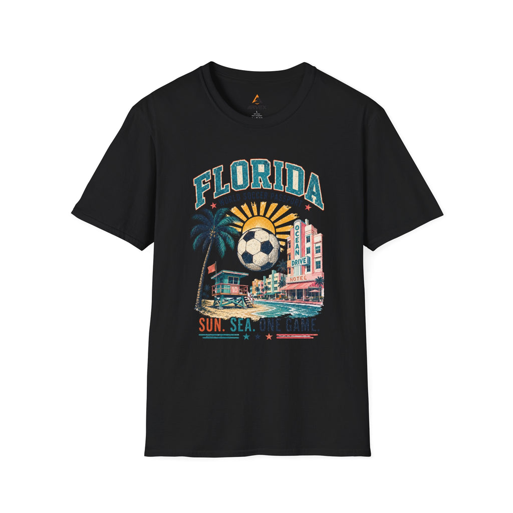 Florida Soccer Vintage Tee — "Sun. Sea. One Game."