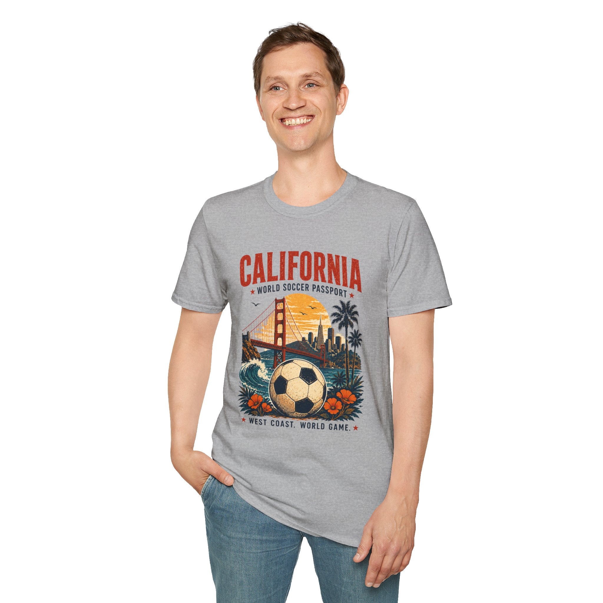 Texas Soccer T-Shirt — World Soccer Passport Vintage State Pride