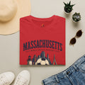 Massachusetts Soccer T-Shirt — World Soccer Passport Vintage State Tee