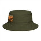 California Vintage Patch Bucket Hat — West Coast Sunset Travel Cap