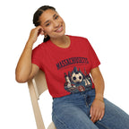 Massachusetts Soccer T-Shirt — World Soccer Passport Vintage State Tee