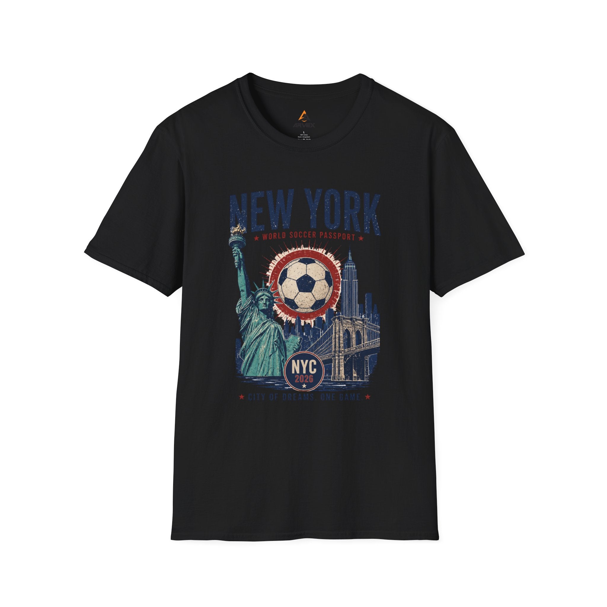 NYC World Soccer Passport Tee