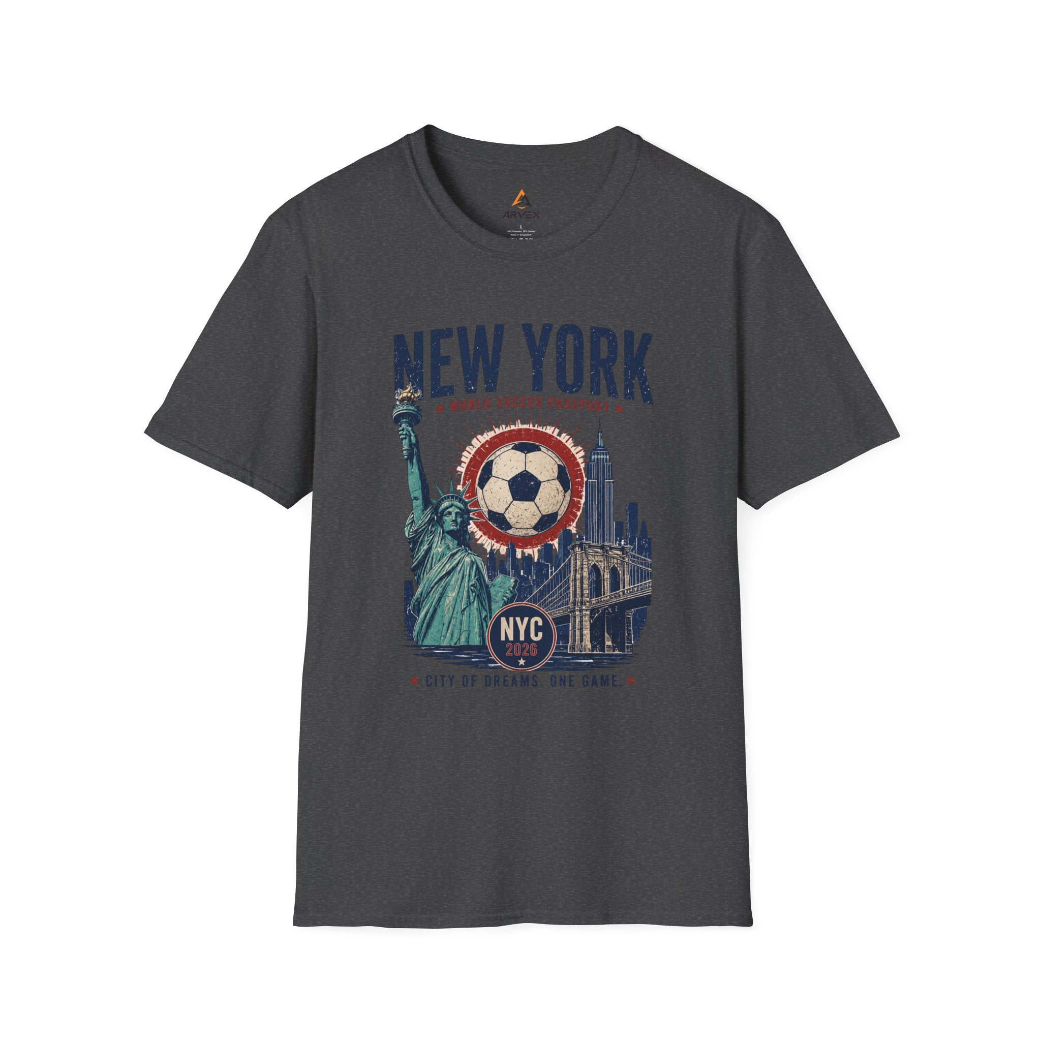 NYC World Soccer Passport Tee