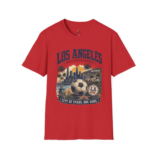 Copy of Copy of Florida Soccer T-Shirt – Vintage ‘World Soccer Passport’ Beach Tee