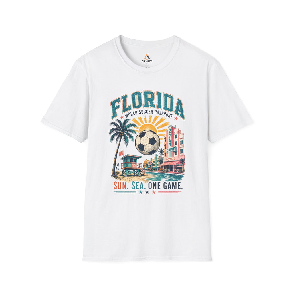 Florida Soccer Vintage Tee — "Sun. Sea. One Game."