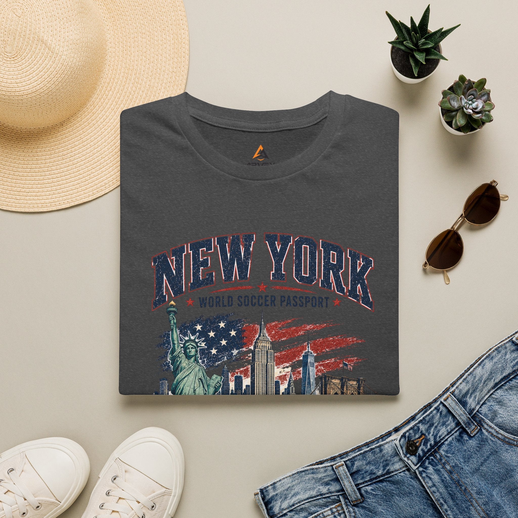 New York World Soccer Passport T-Shirt