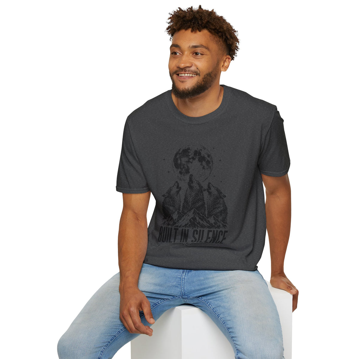 Wolf Howl T-Shirt — "Built in Silence"