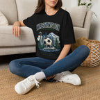 Washington Soccer Passport T-Shirt — Seattle Skyline & Mount Rainier Football Tee