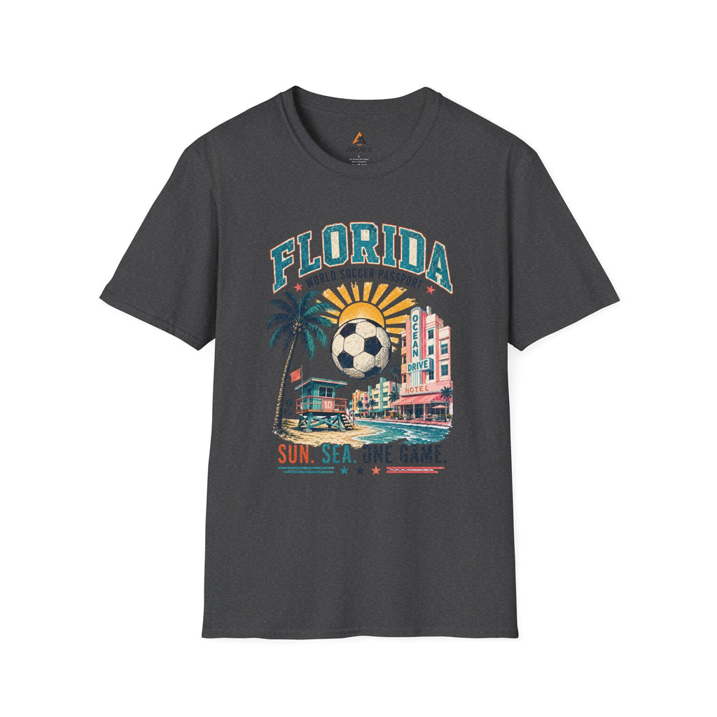 Florida Soccer Vintage Tee — "Sun. Sea. One Game."