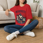 Massachusetts Soccer T-Shirt — World Soccer Passport Vintage State Tee