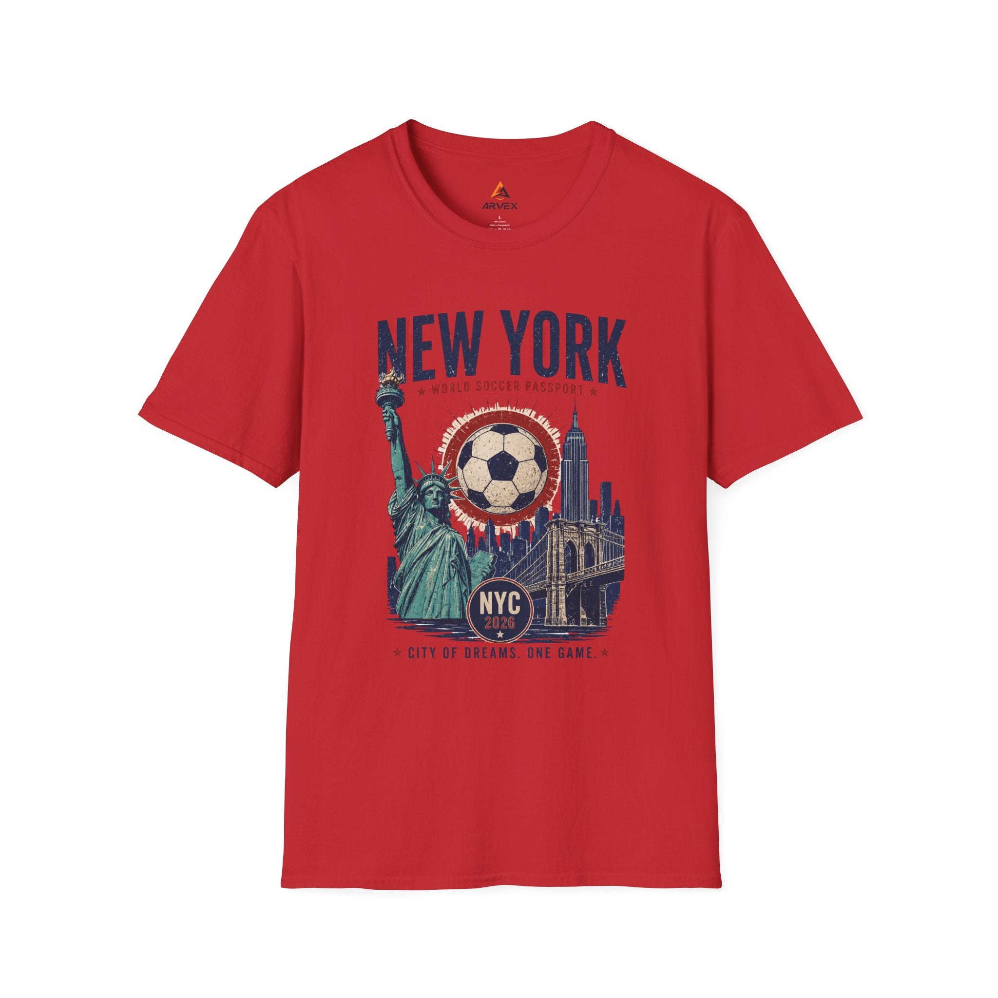 NYC World Soccer Passport Tee
