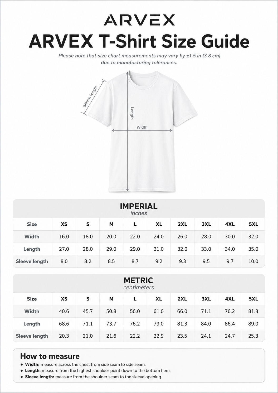 Size guide