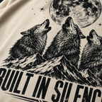 Wolf Howl T-Shirt — "Built in Silence"