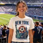 NYC World Soccer Passport Tee