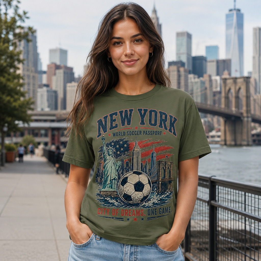 New York World Soccer Passport T-Shirt
