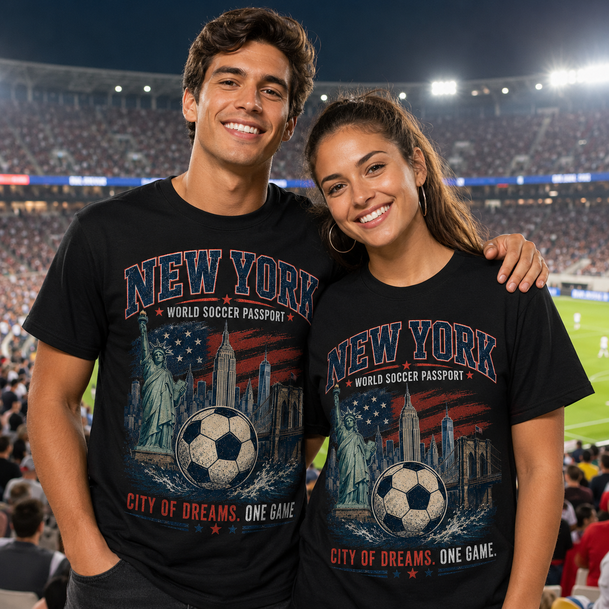 New York World Soccer Passport T-Shirt