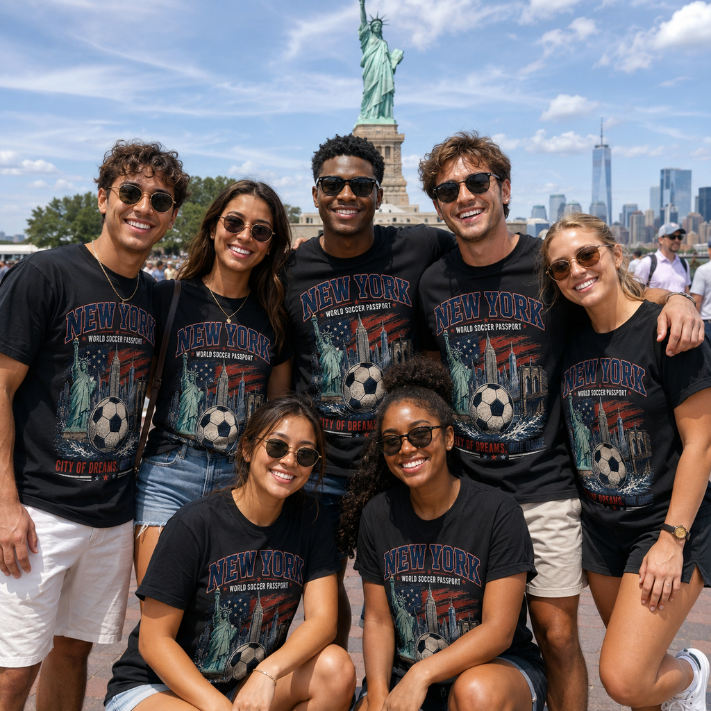 New York World Soccer Passport T-Shirt