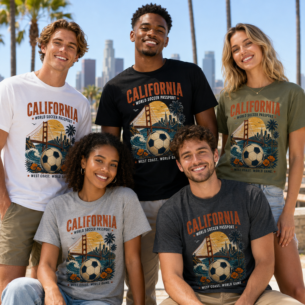 California World Soccer Passport T-Shirt