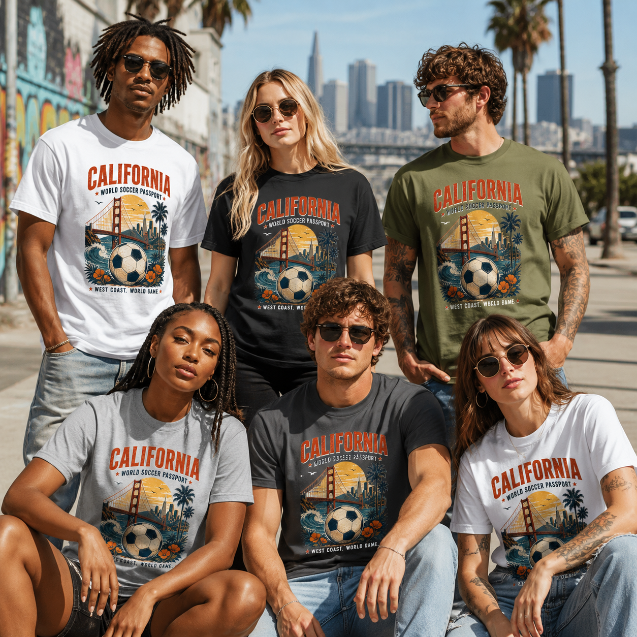 California World Soccer Passport T-Shirt