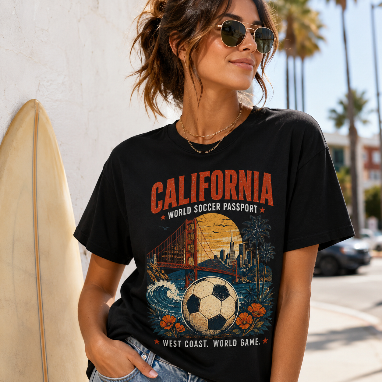 California World Soccer Passport T-Shirt
