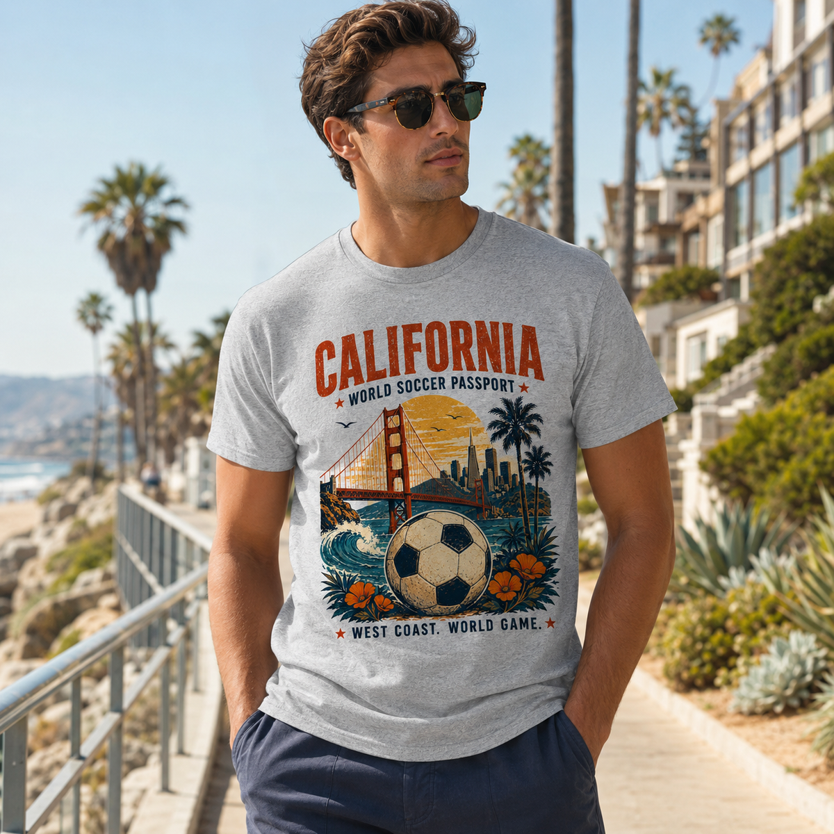California World Soccer Passport T-Shirt