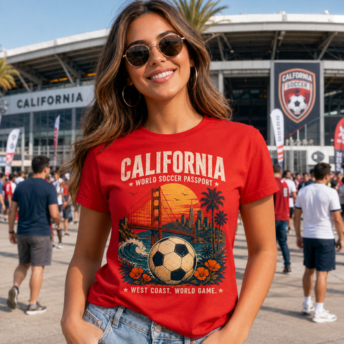 California World Soccer Passport T-Shirt