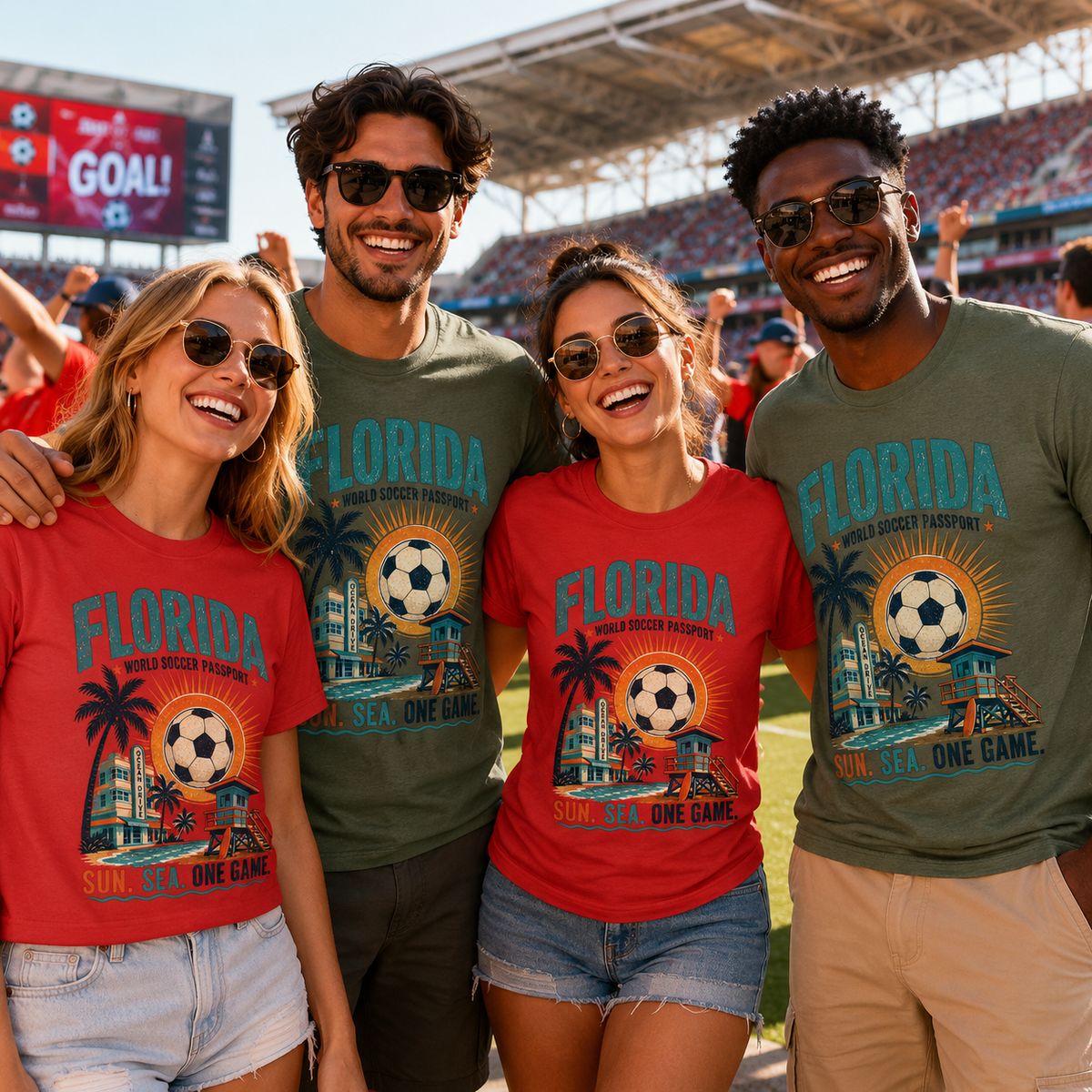 Florida World Soccer Passport T-Shirt