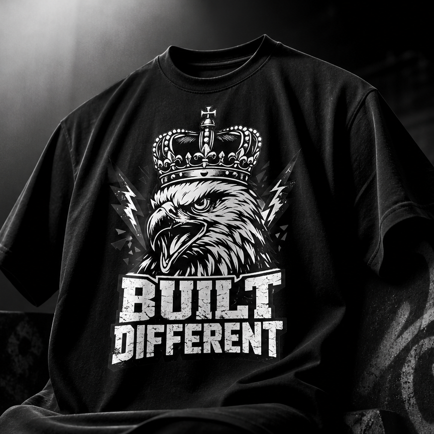 Built Different Eagle T-Shirt